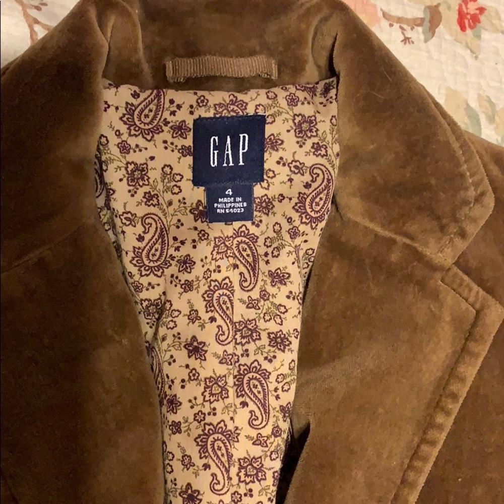 Gap Velvet Jacket With Patch Pockets - image 3